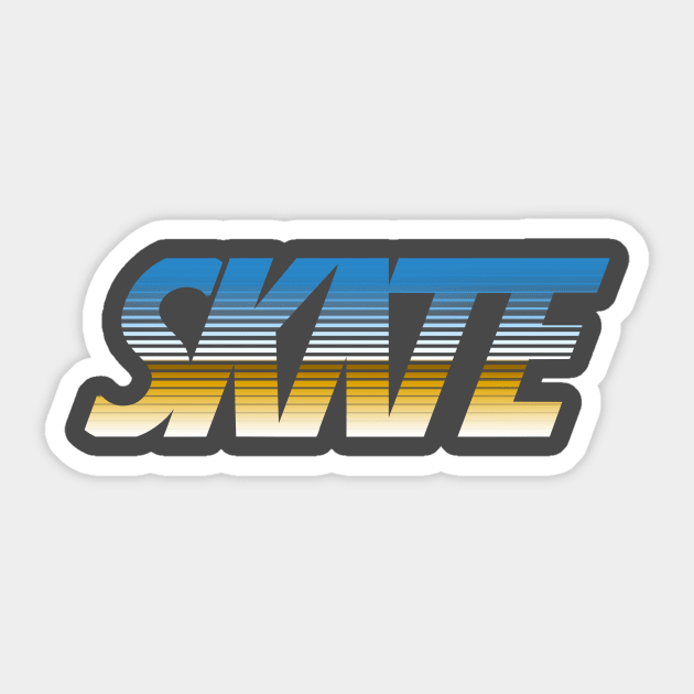 Skate Sticker by jkim31